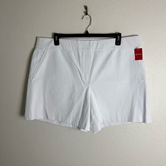 Spanx On-The-Go 6"" Shorts Classic White Short 2X NWT 20375R - Picture 3 of 16